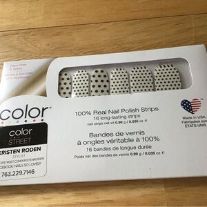 NEW Color Street “Polka Dot- Com” Nail Polish Strips